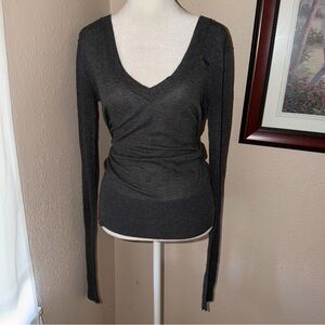 Vintage Y2K Abercrombie & Fitch 2000s Long Sleeve V Neck Sweater